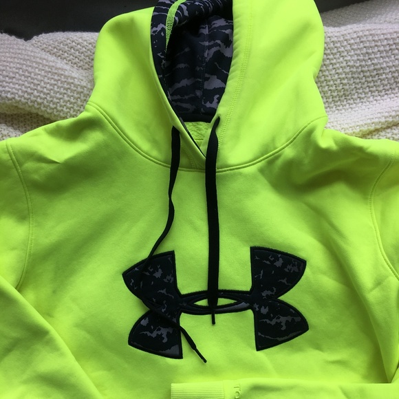 under armour neon yellow hoodie